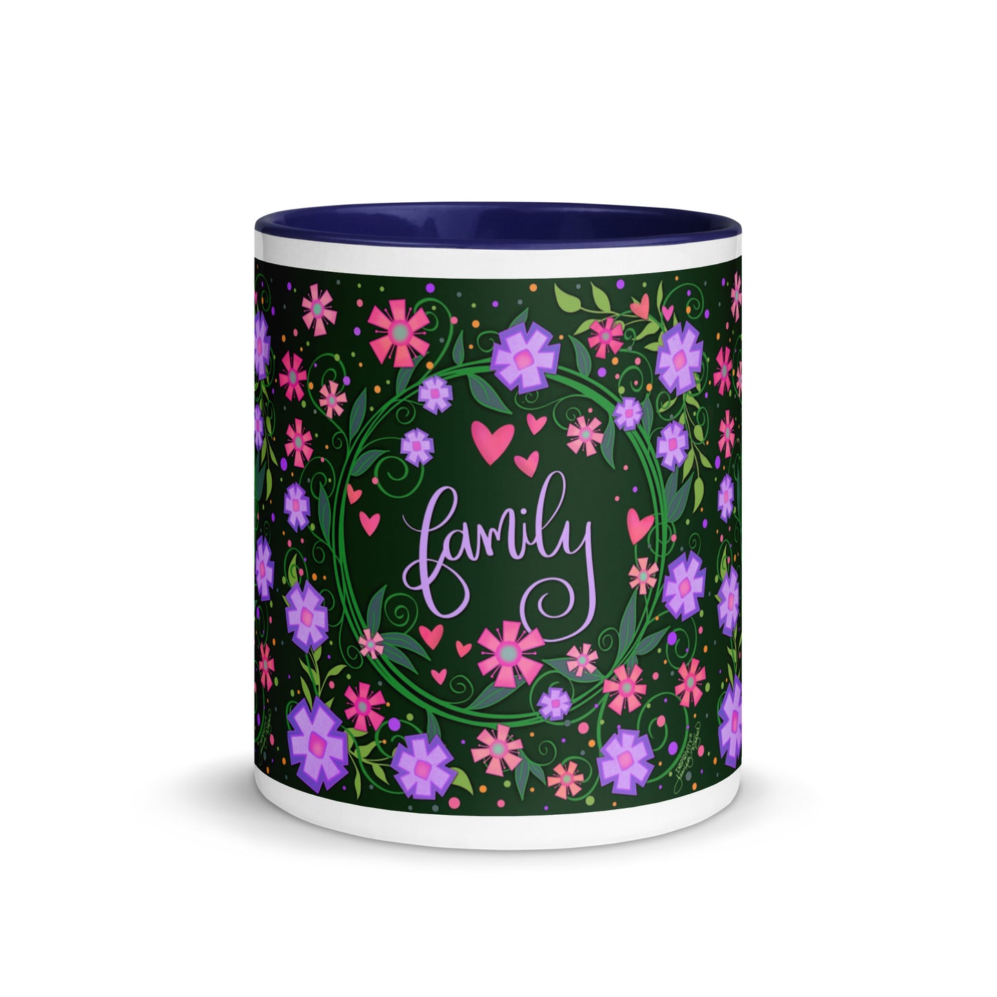 Mug with Color Inside - Family design