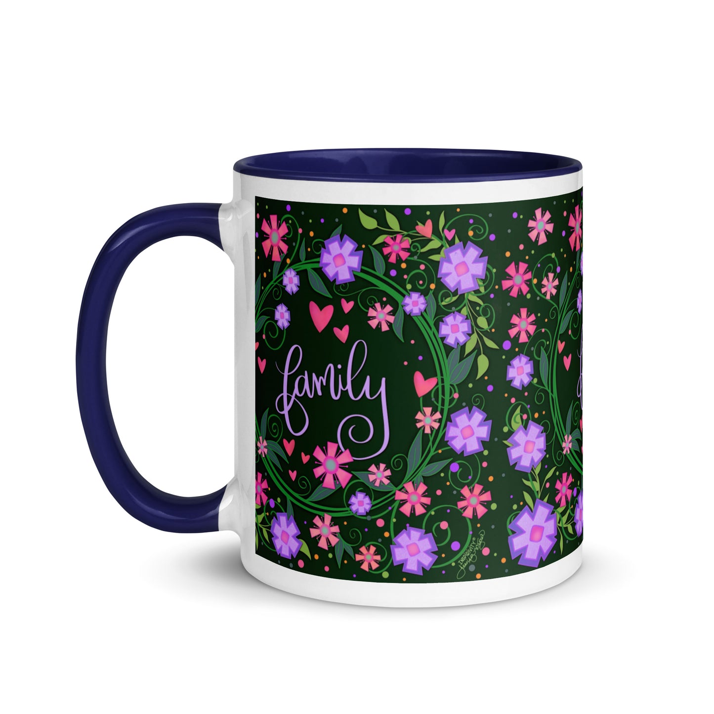 Mug with Color Inside - Family design