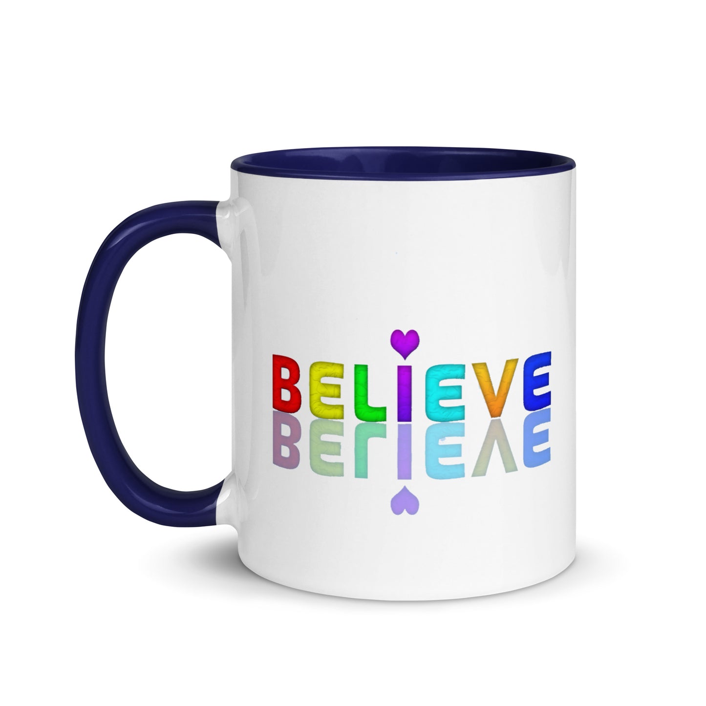Mug with Color Inside - believe design