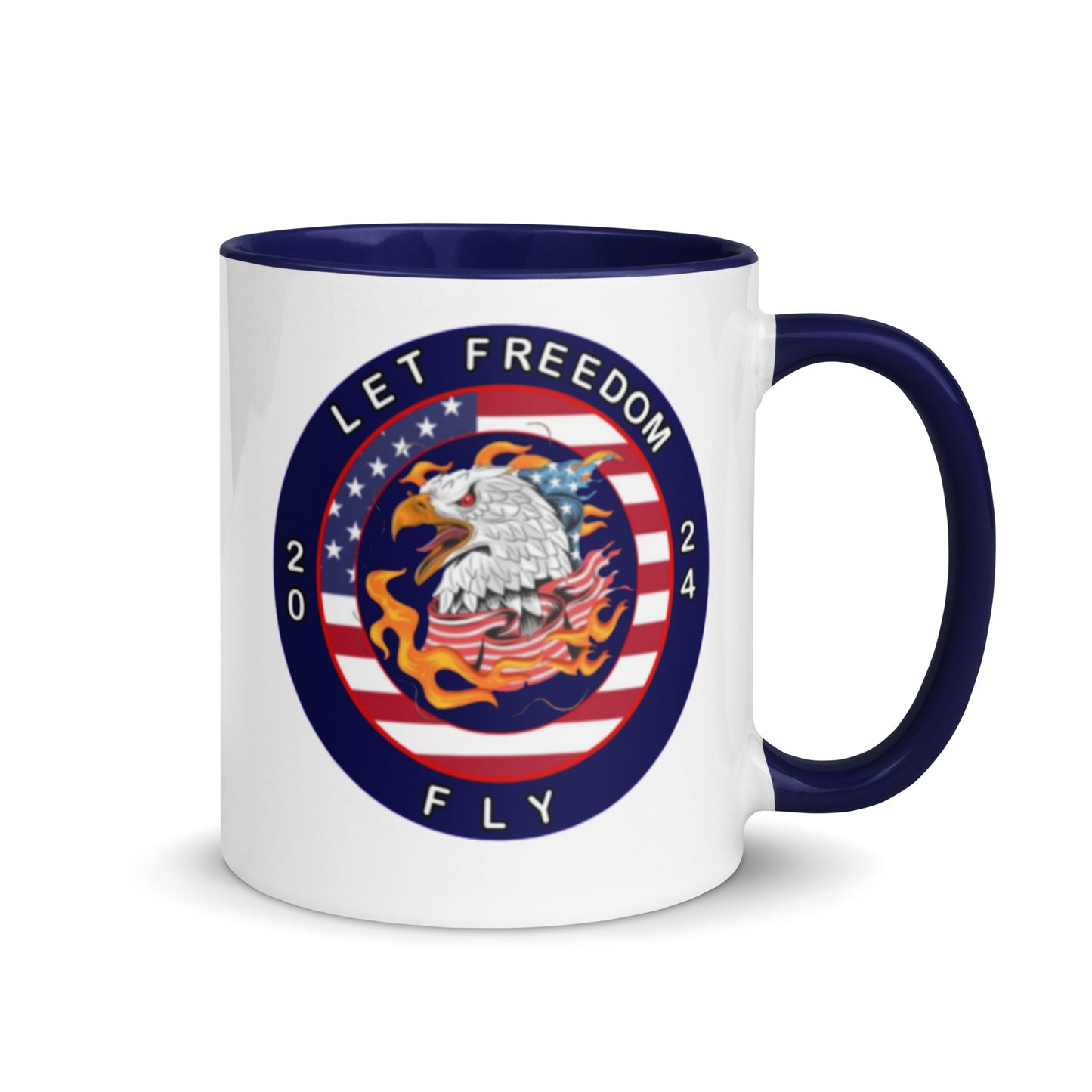 Mug with Color Inside - Let Freedom Fly design