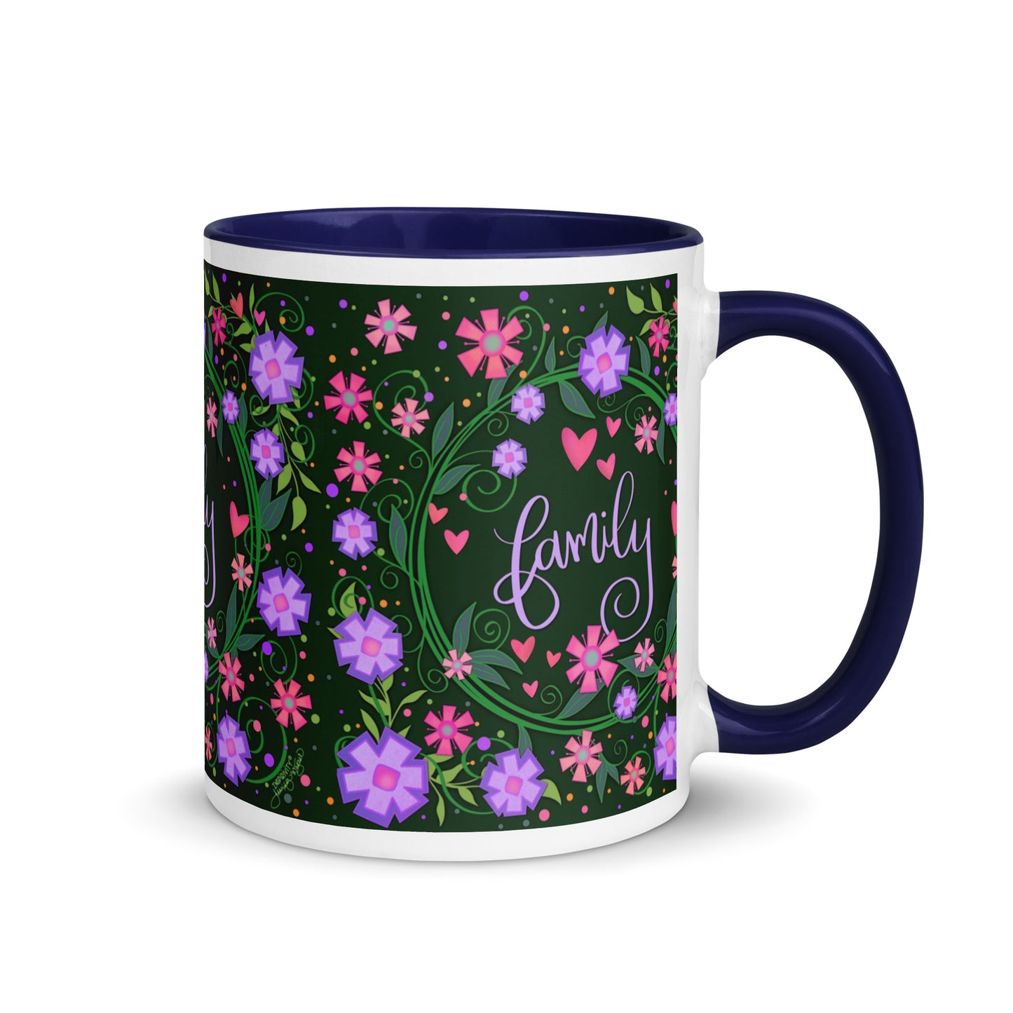 Mug with Color Inside - Family design