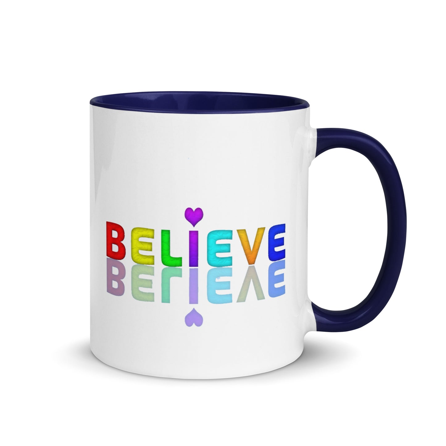 Mug with Color Inside - believe design