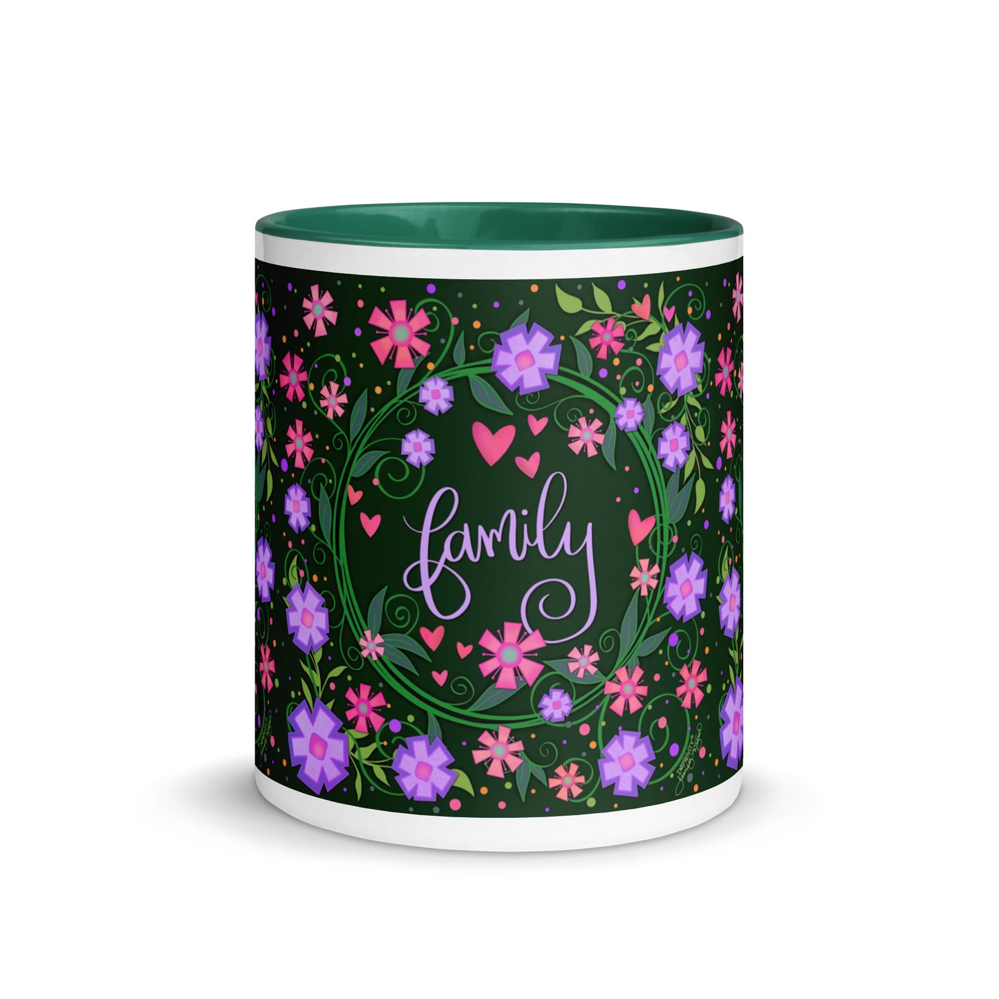 Mug with Color Inside - Family design