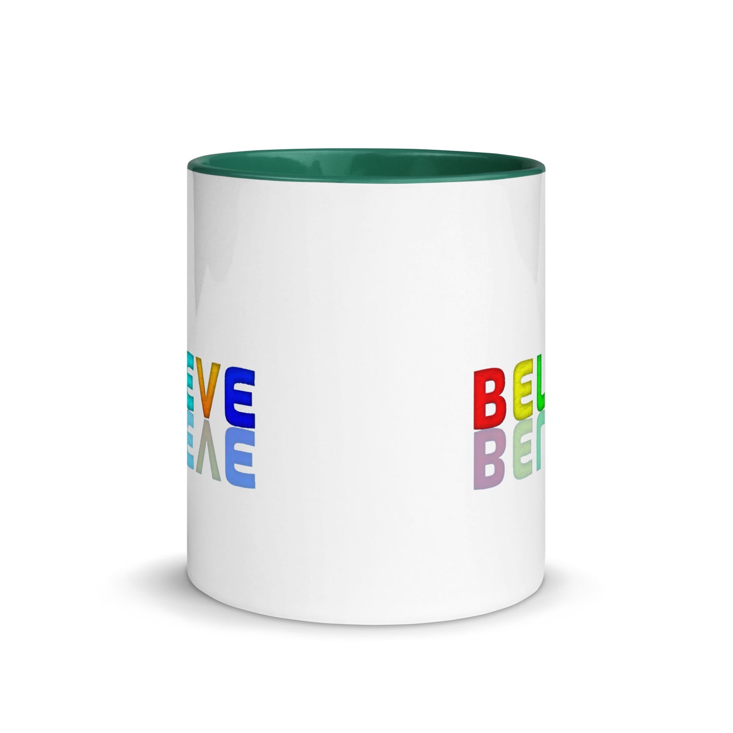 Mug with Color Inside - believe design