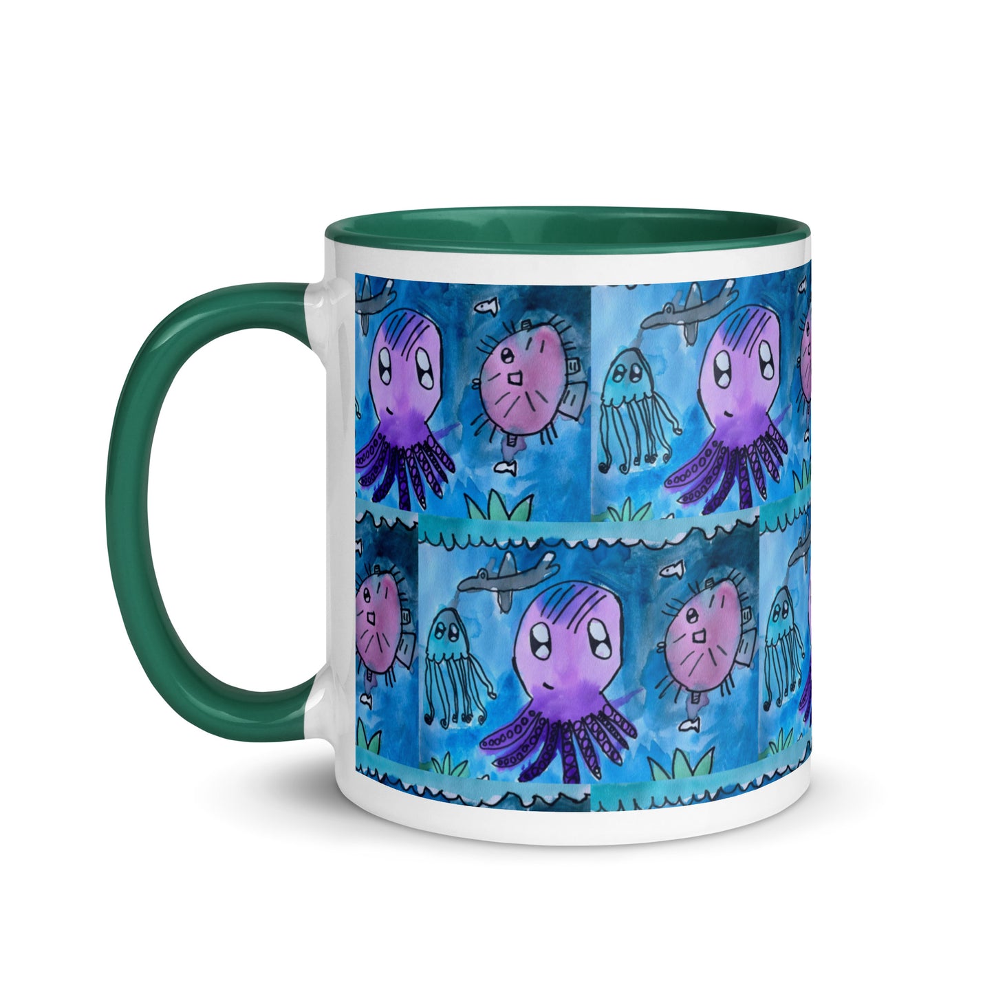 Mug with Color Inside - Underwater kindergartener special design