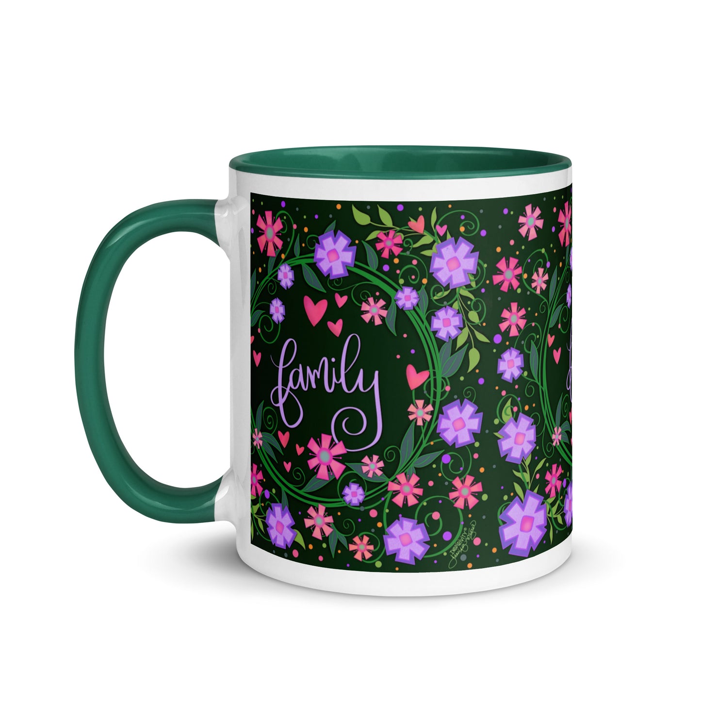 Mug with Color Inside - Family design
