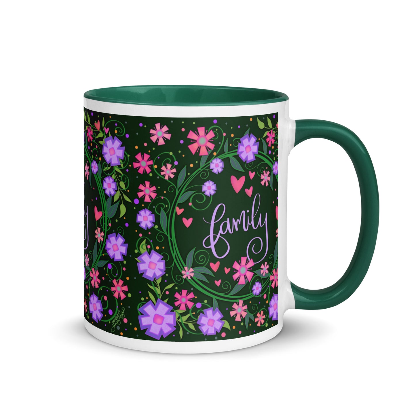 Mug with Color Inside - Family design