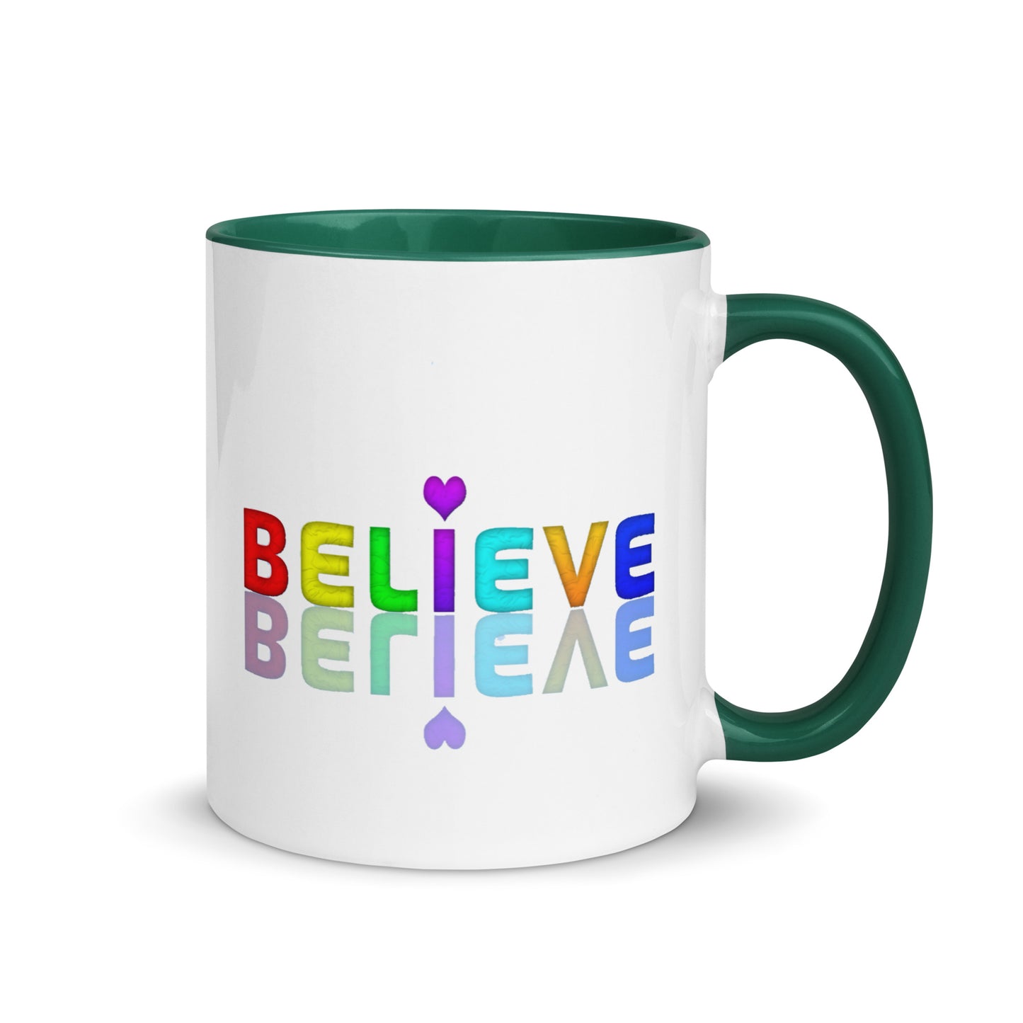 Mug with Color Inside - believe design