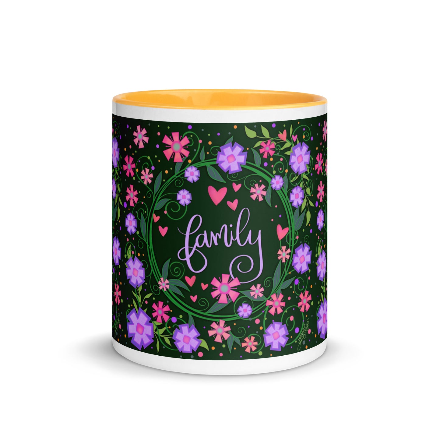 Mug with Color Inside - Family design