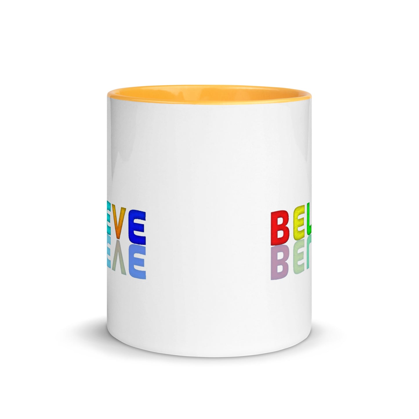 Mug with Color Inside - believe design
