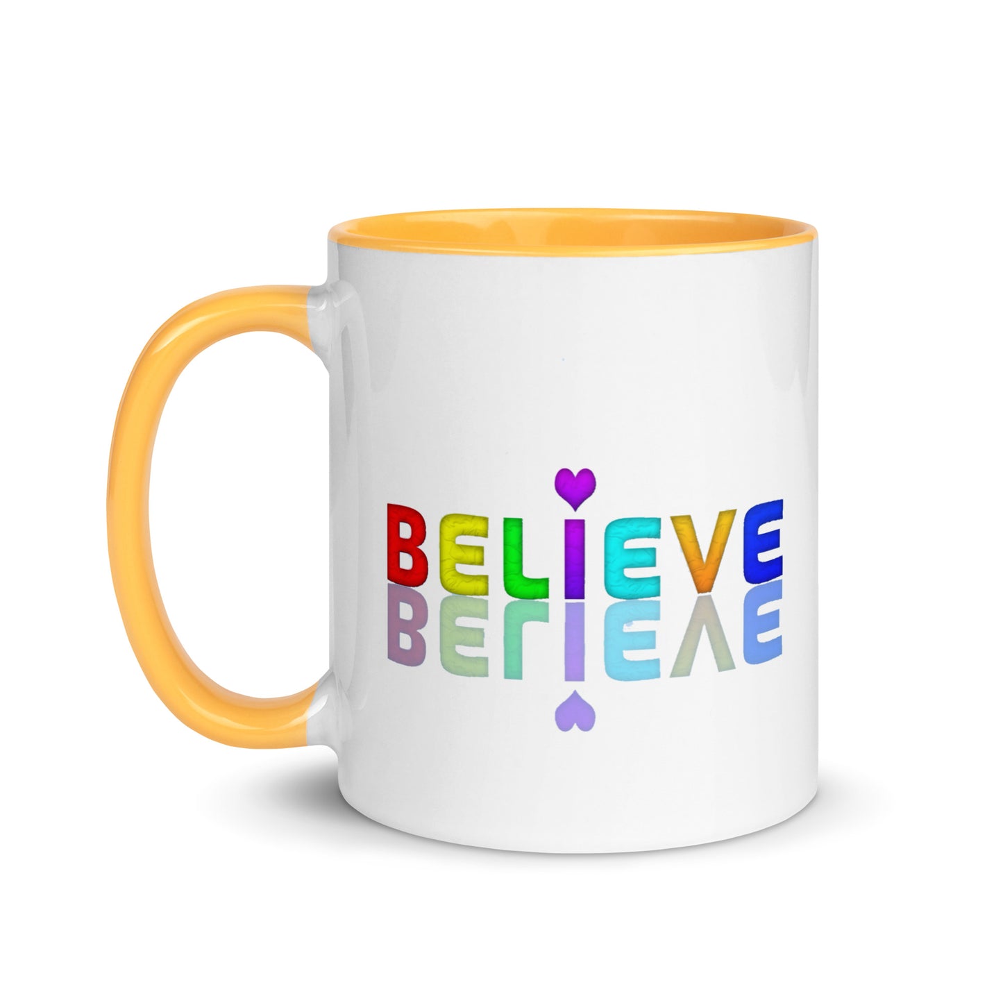 Mug with Color Inside - believe design