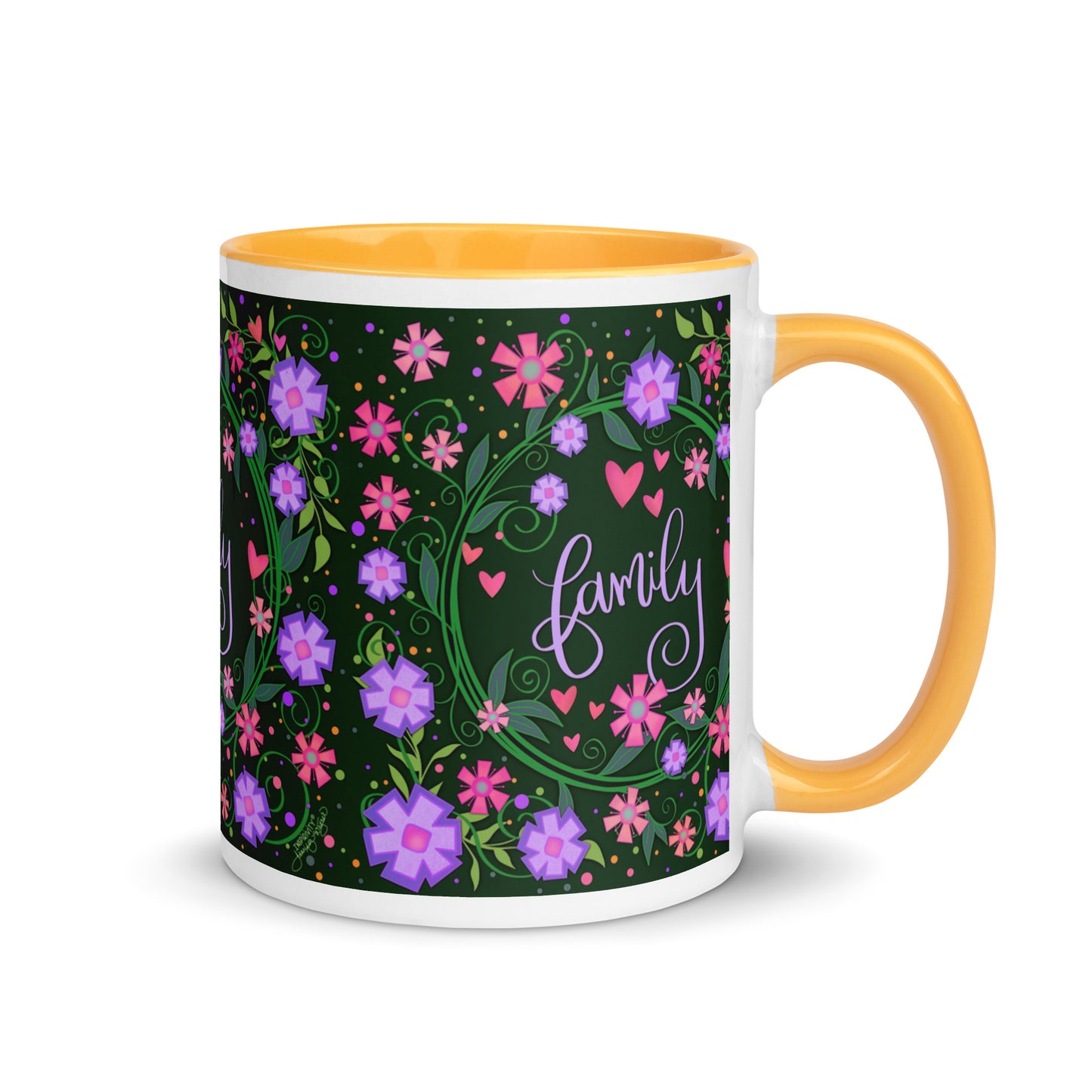 Mug with Color Inside - Family design