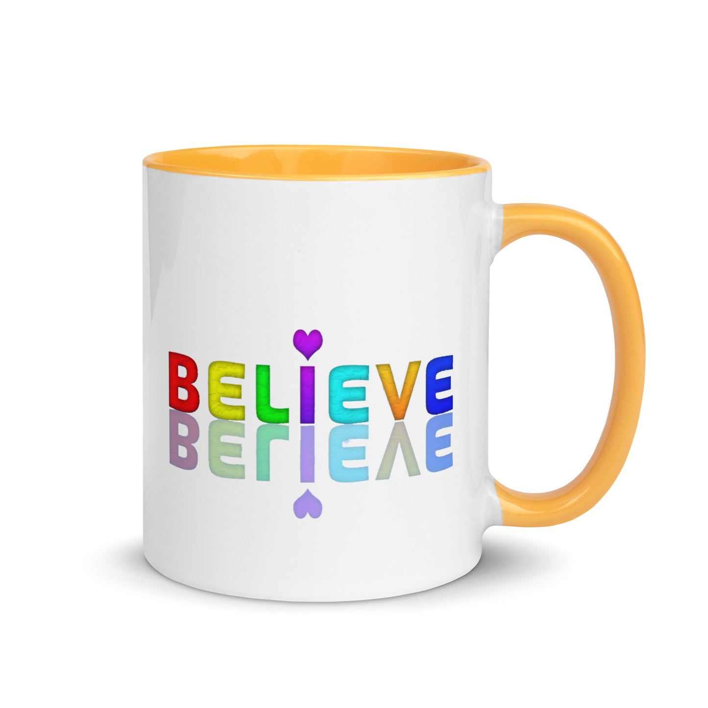 Mug with Color Inside - believe design