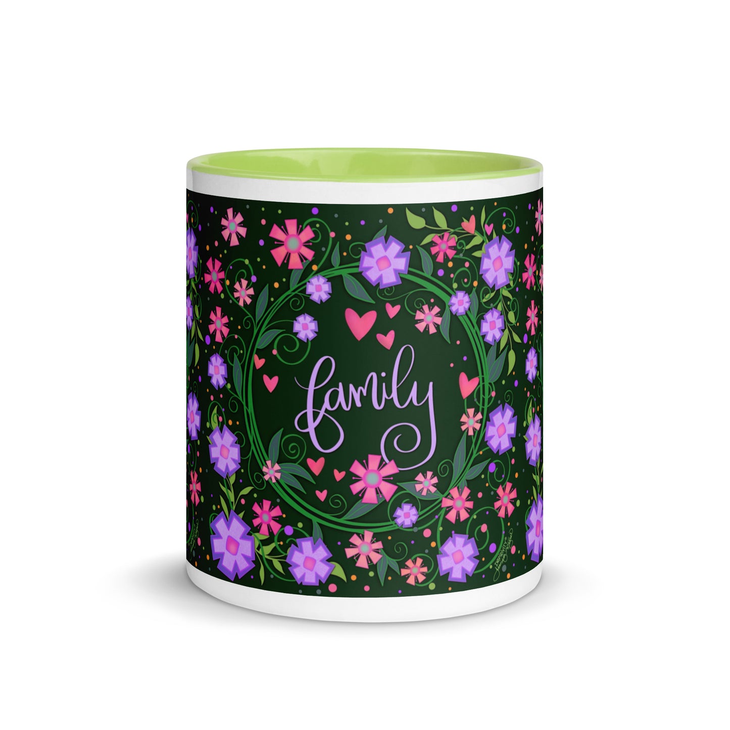 Mug with Color Inside - Family design