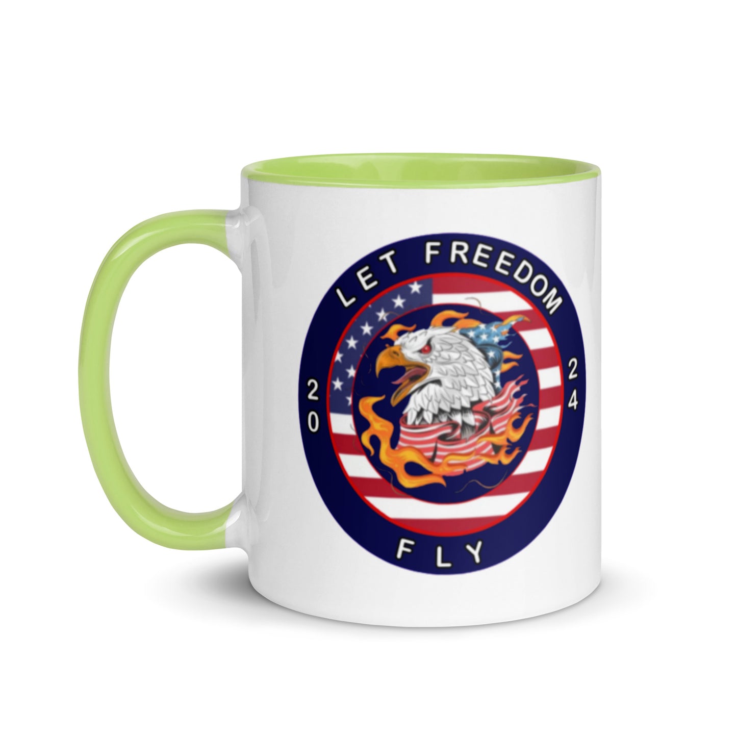 Mug with Color Inside - Let Freedom Fly design