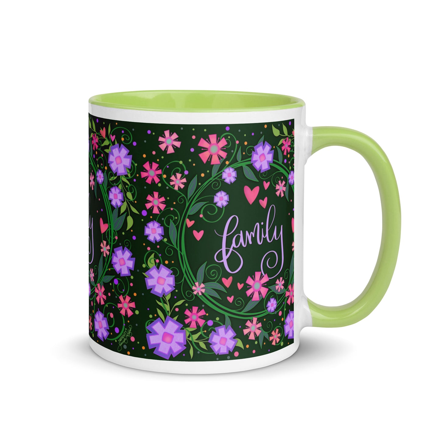 Mug with Color Inside - Family design