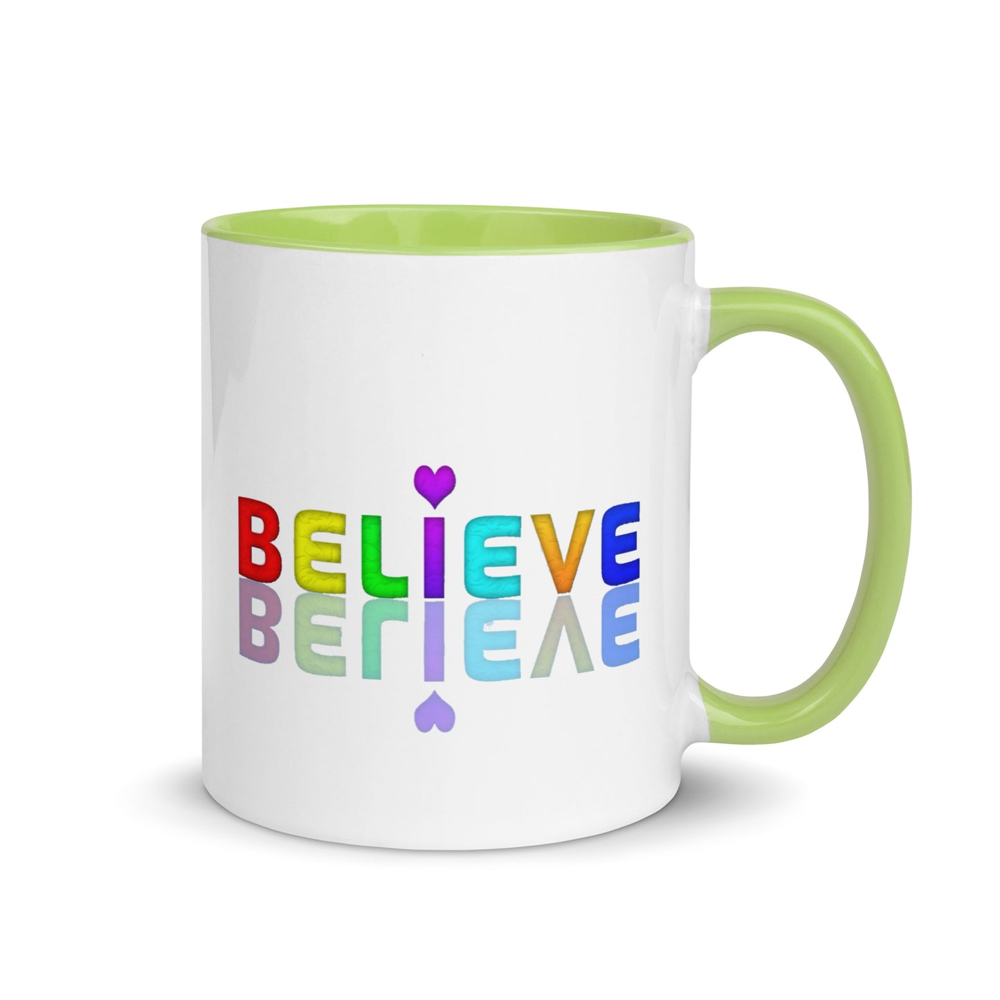 Mug with Color Inside - believe design