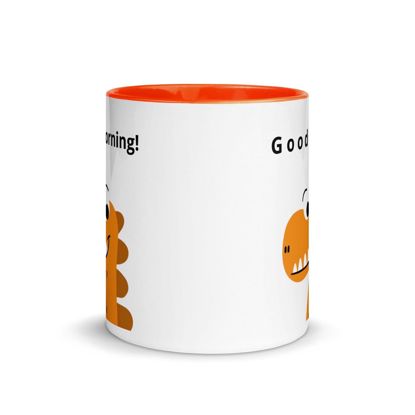 Coffee Mug with Color Inside - Good Morning reindeer design