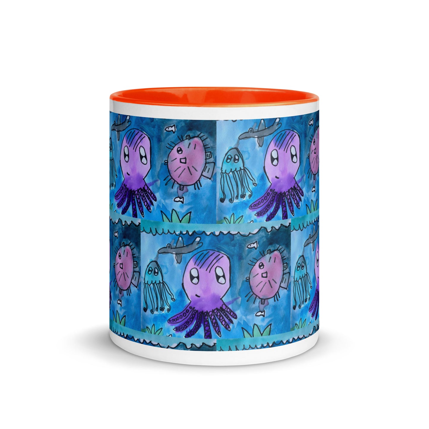 Mug with Color Inside - Underwater kindergartener special design