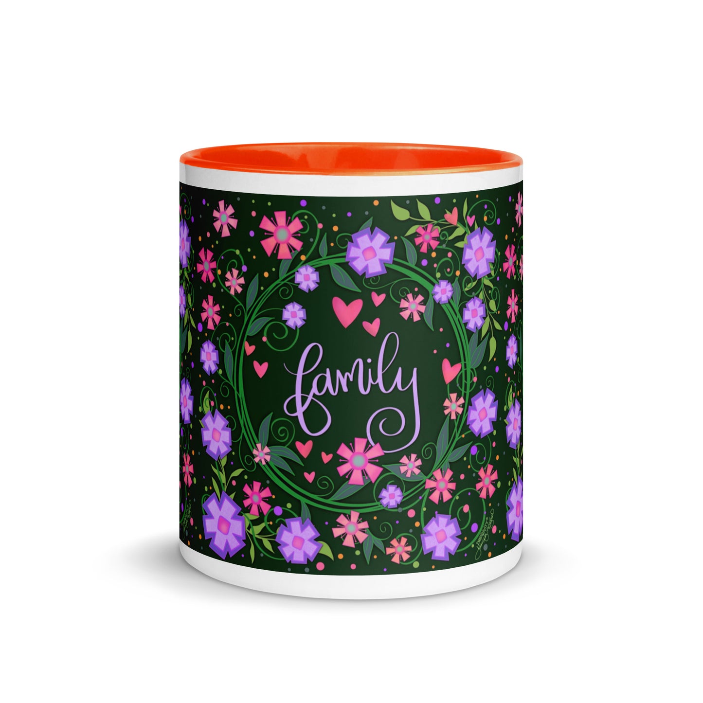 Mug with Color Inside - Family design