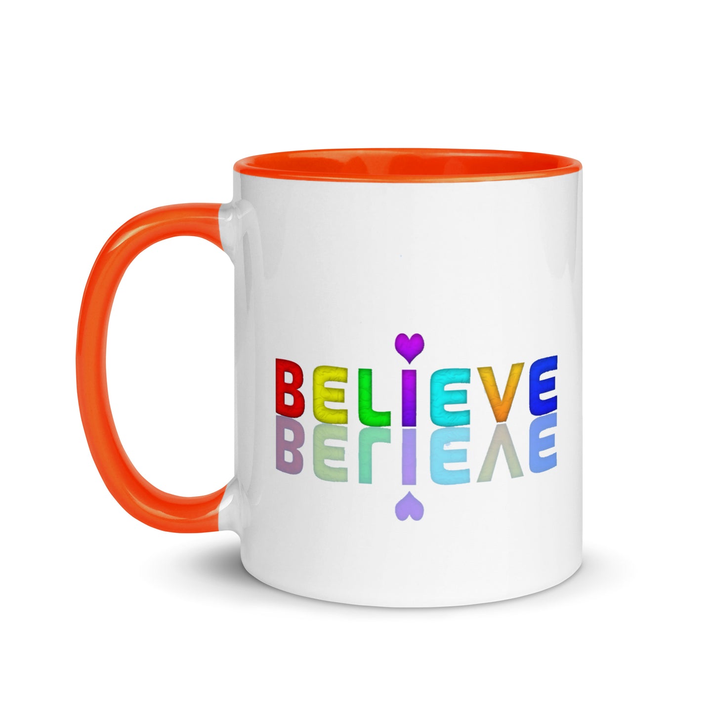 Mug with Color Inside - believe design