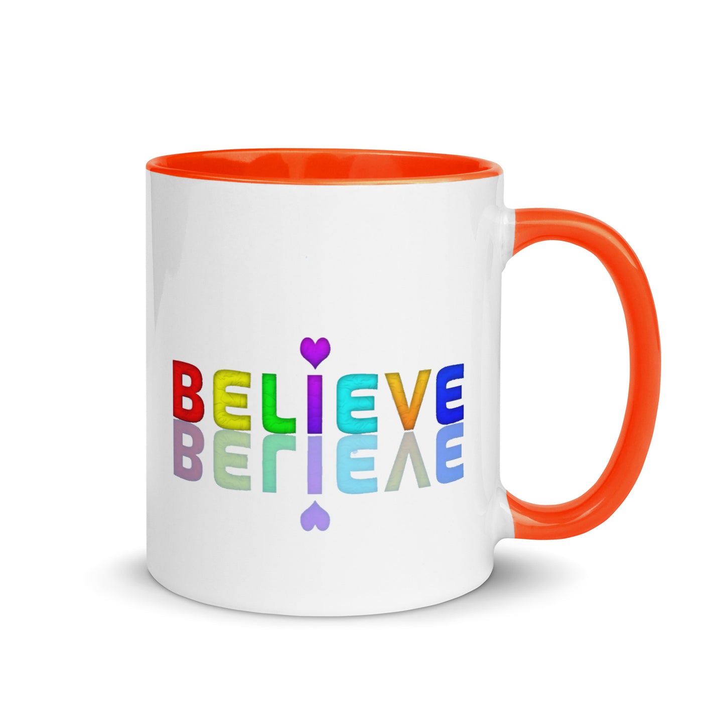 Mug with Color Inside - believe design