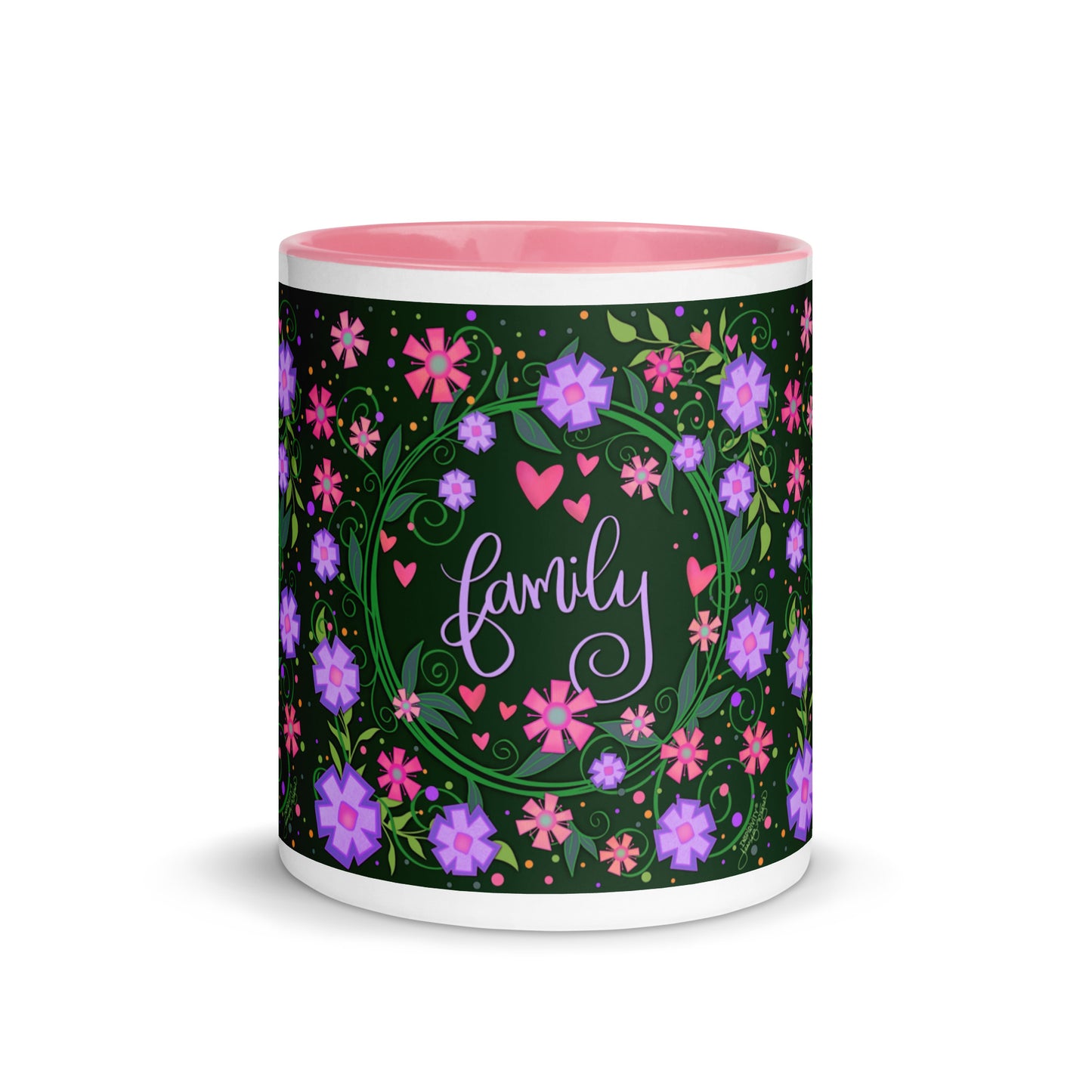 Mug with Color Inside - Family design