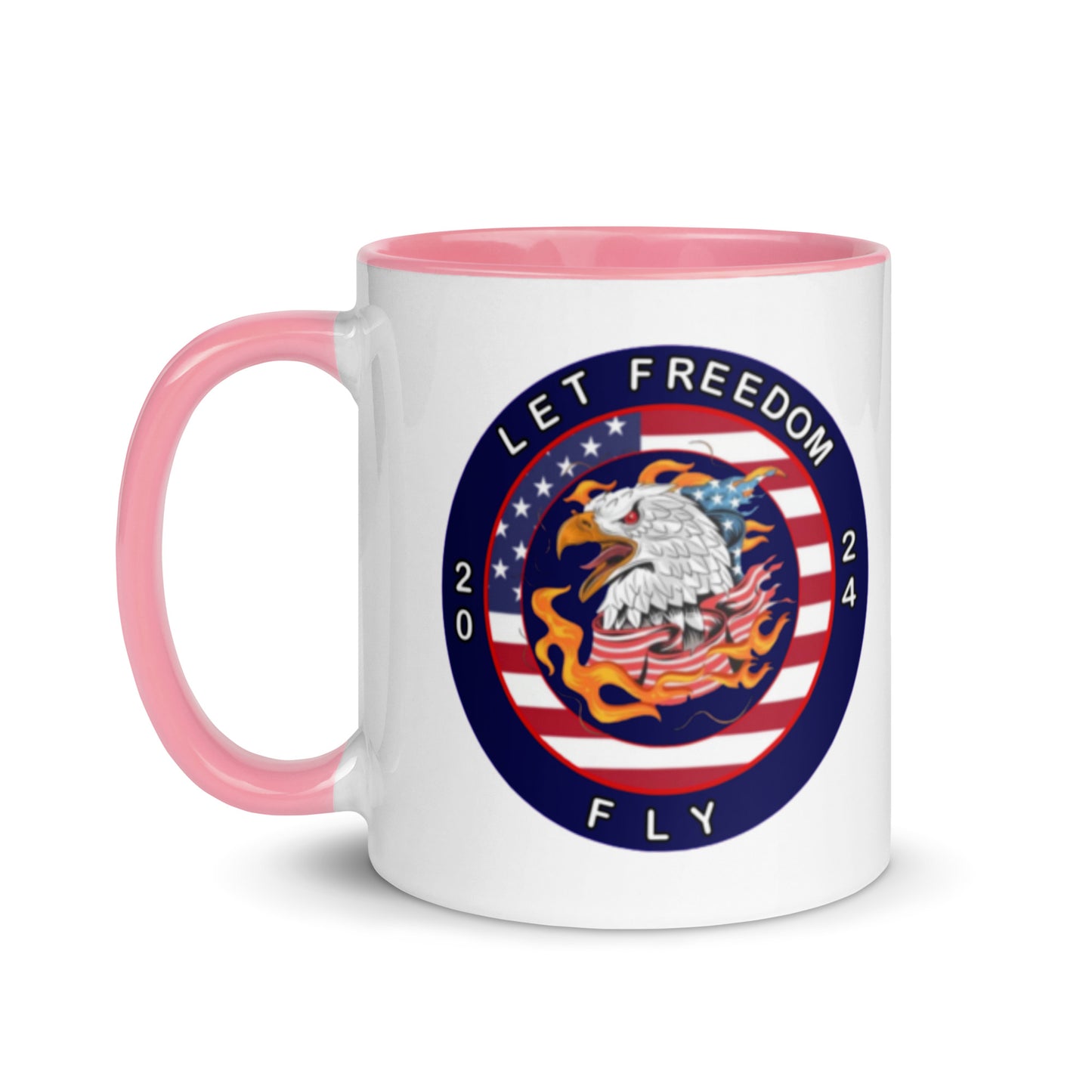 Mug with Color Inside - Let Freedom Fly design