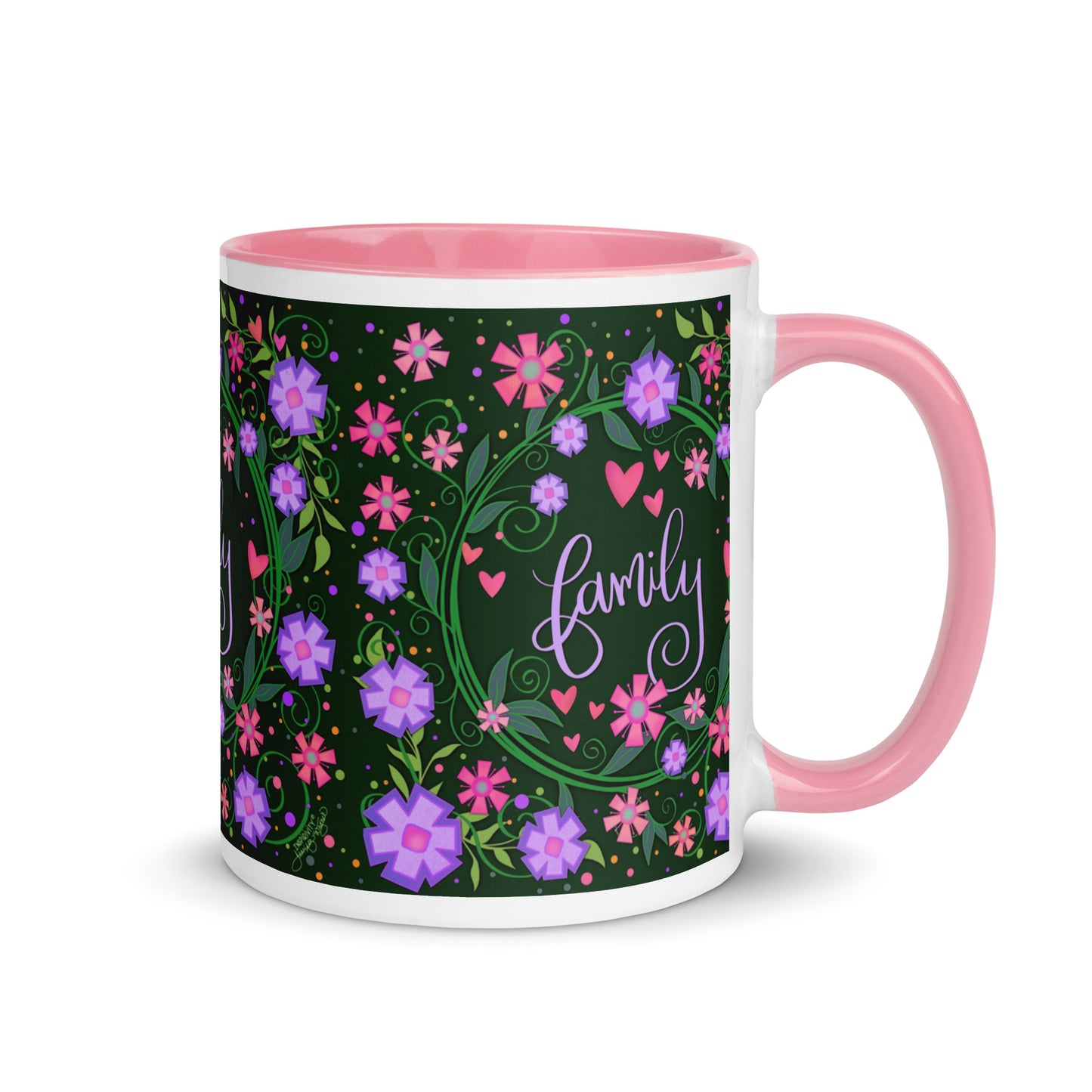 Mug with Color Inside - Family design