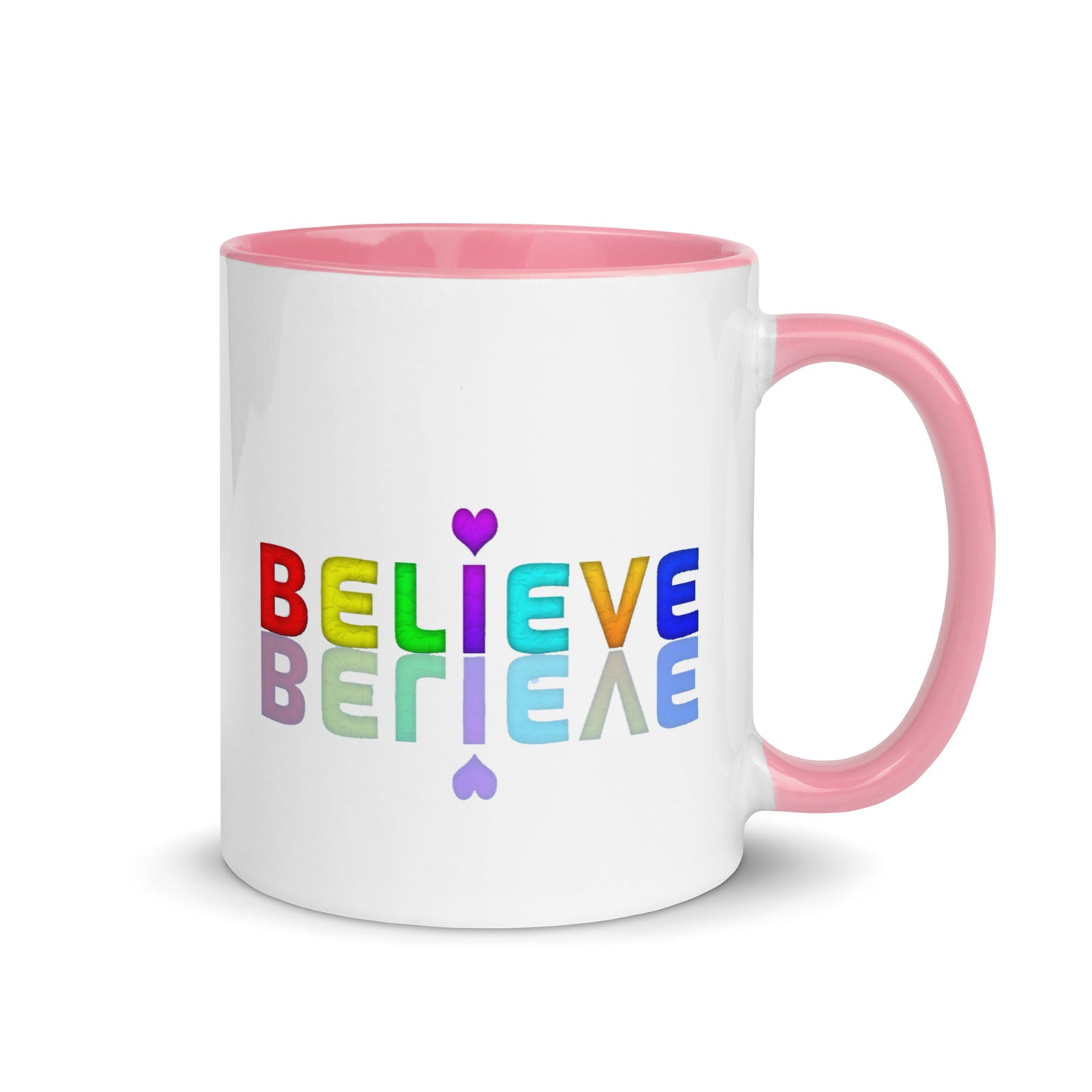 Mug with Color Inside - believe design