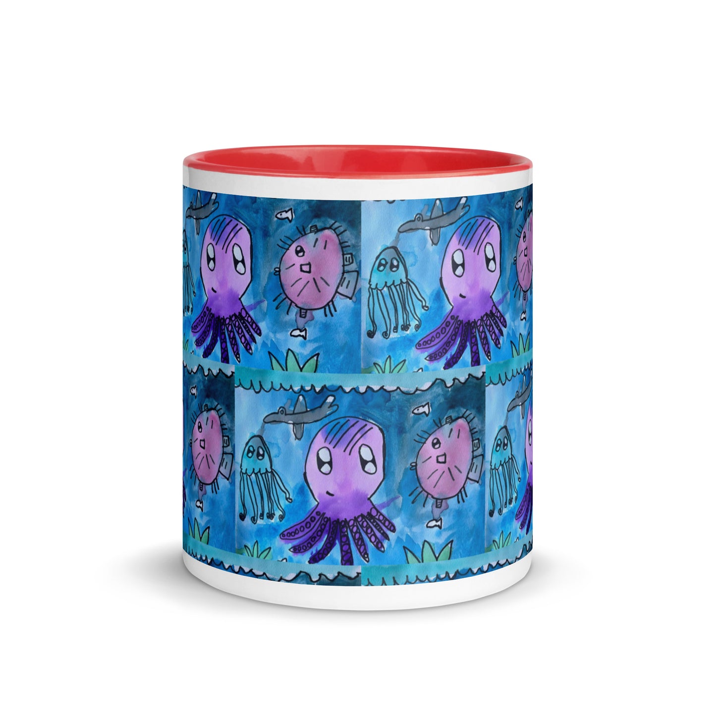 Mug with Color Inside - Underwater kindergartener special design
