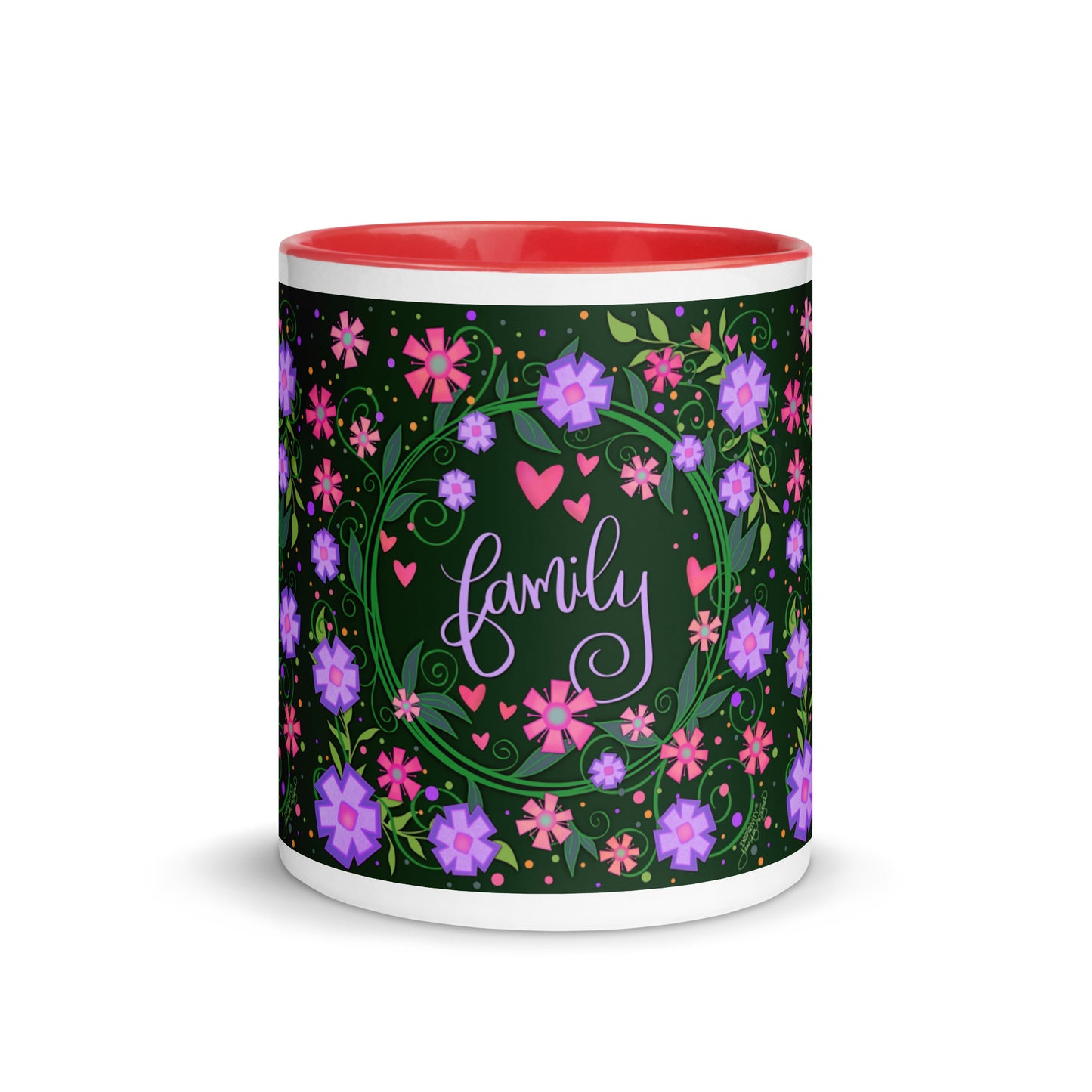 Mug with Color Inside - Family design