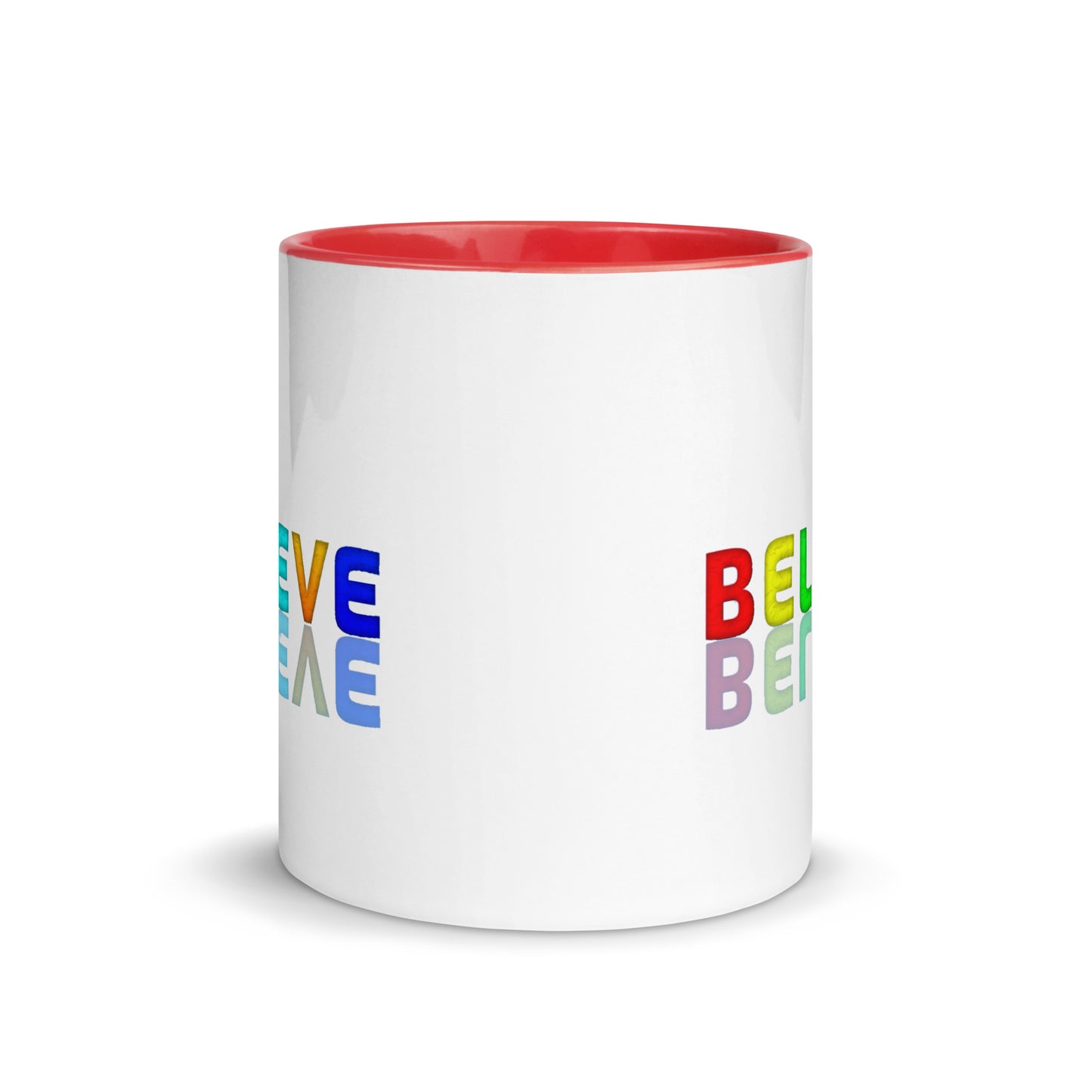 Mug with Color Inside - believe design