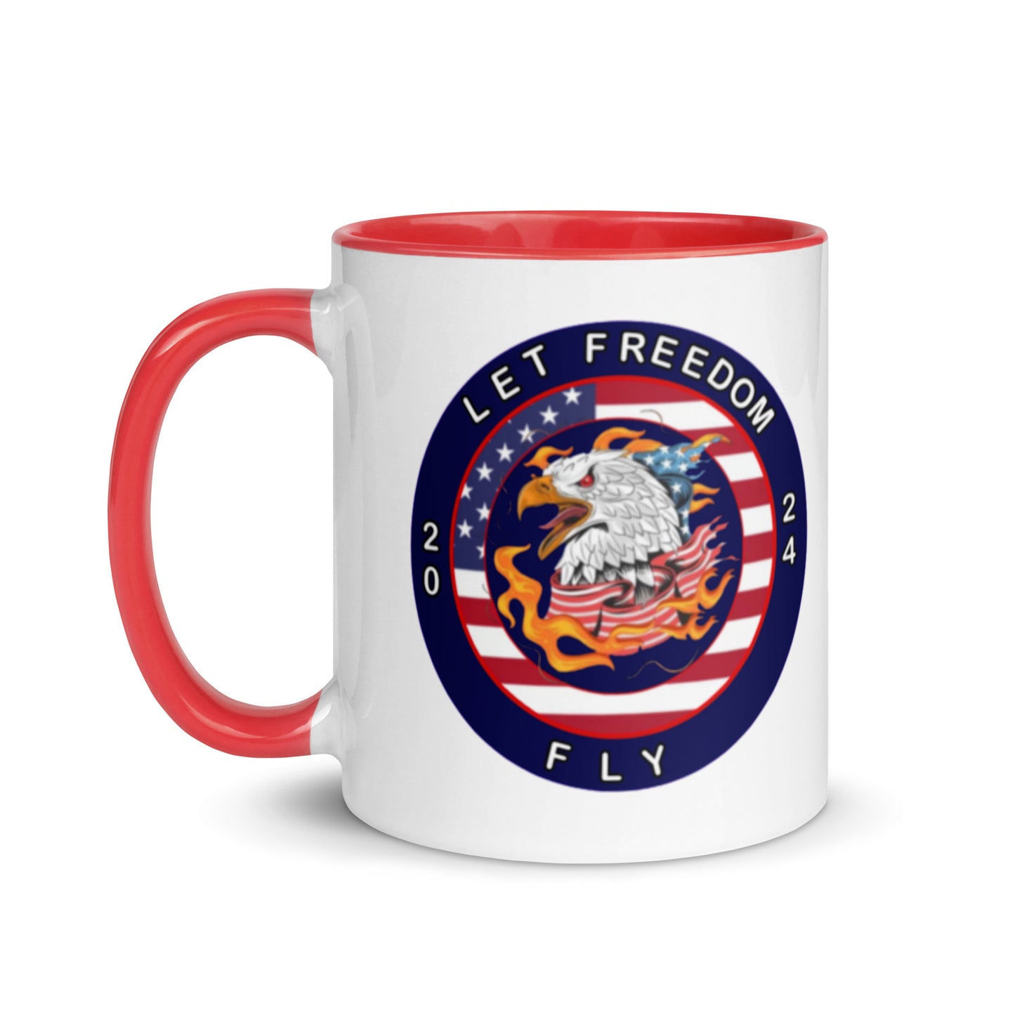 Mug with Color Inside - Let Freedom Fly design