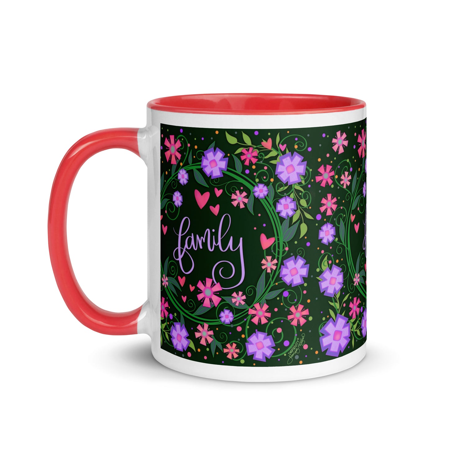 Mug with Color Inside - Family design