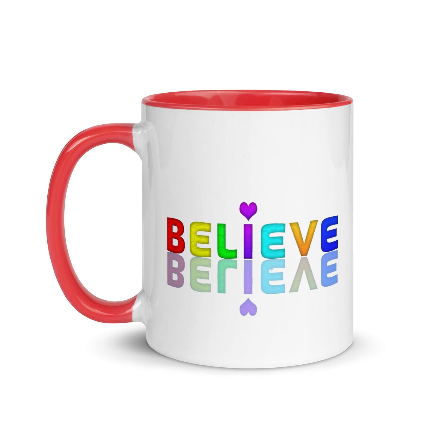 Mug with Color Inside - believe design