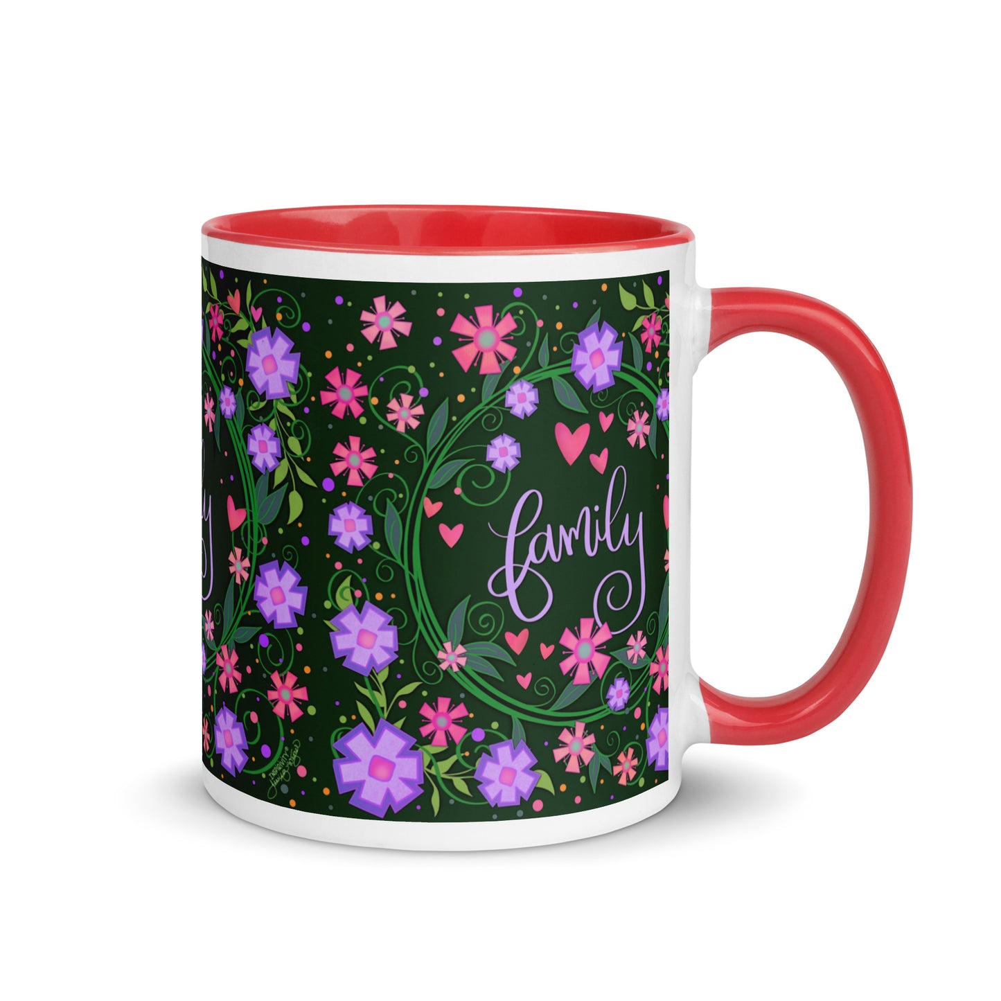 Mug with Color Inside - Family design