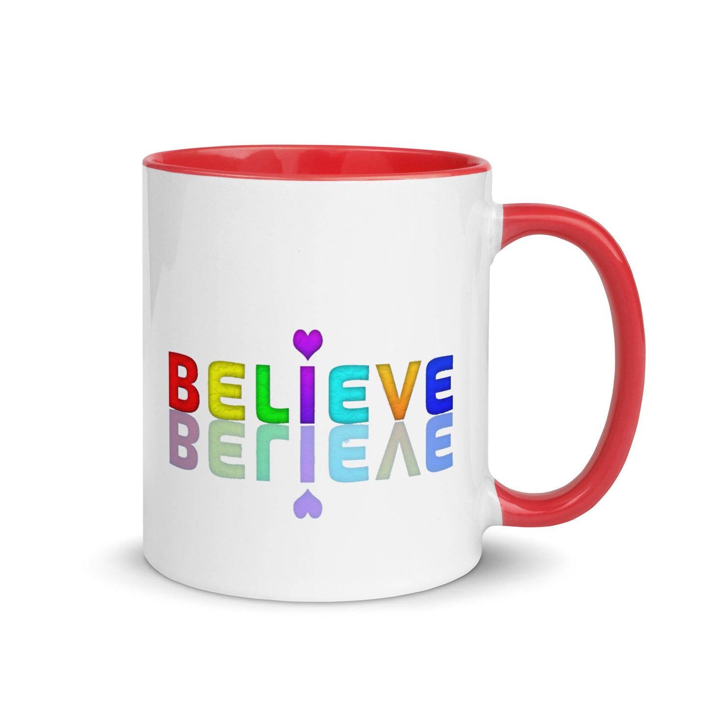 Mug with Color Inside - believe design