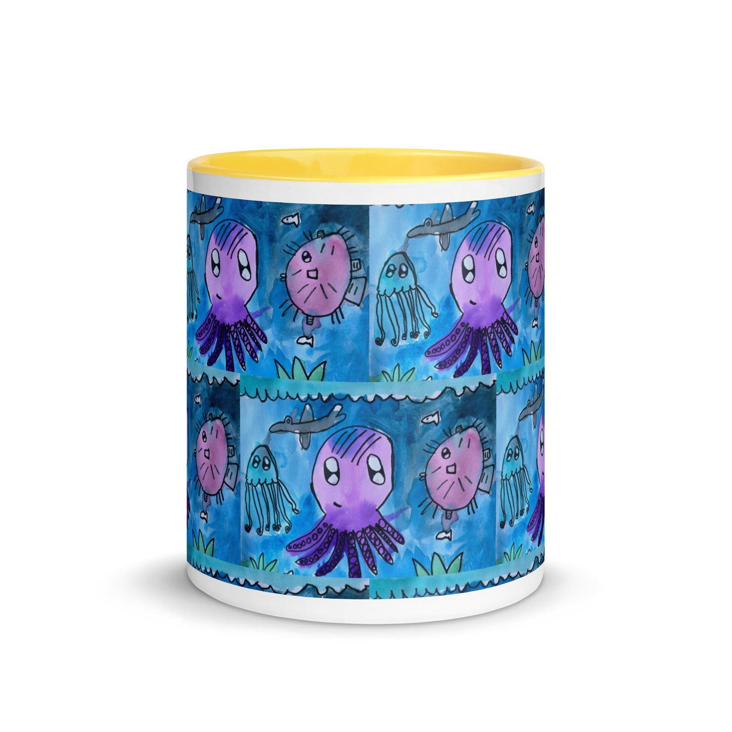 Mug with Color Inside - Underwater kindergartener special design