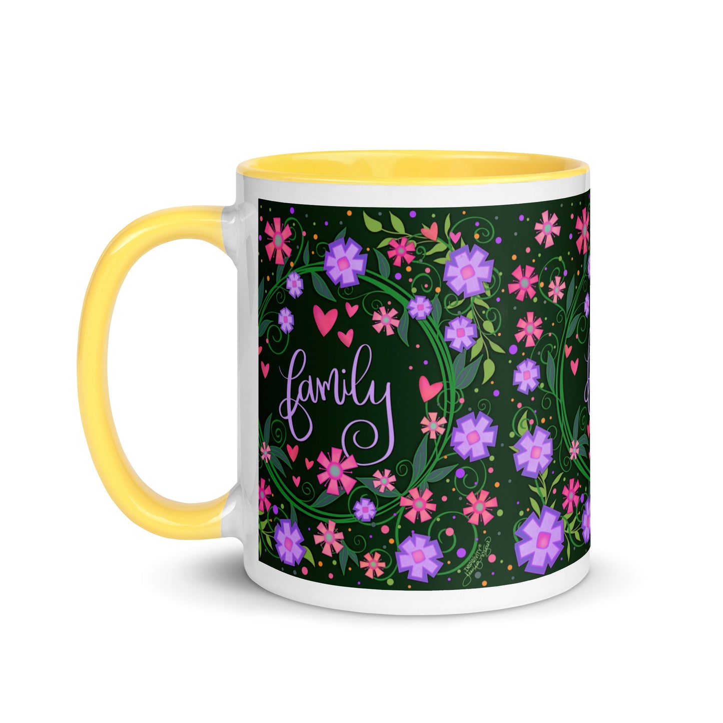 Mug with Color Inside - Family design