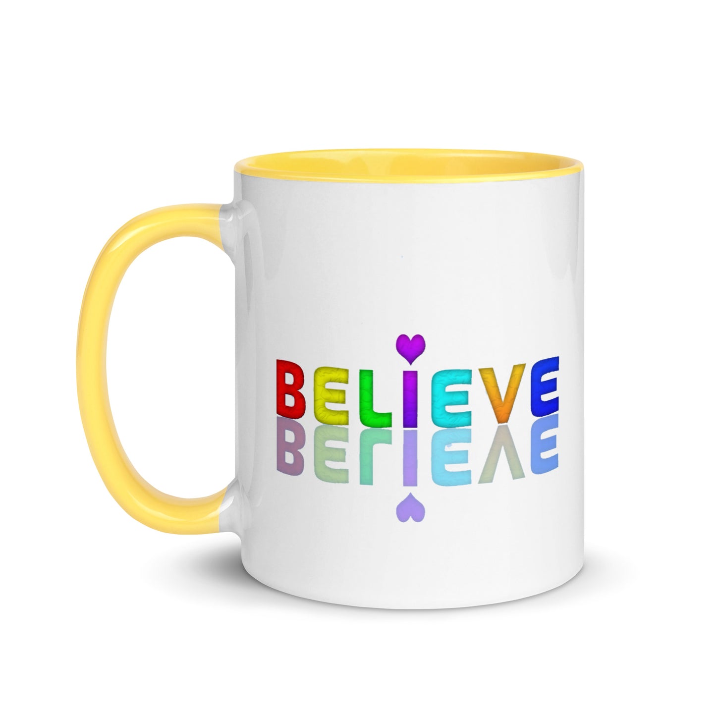Mug with Color Inside - believe design