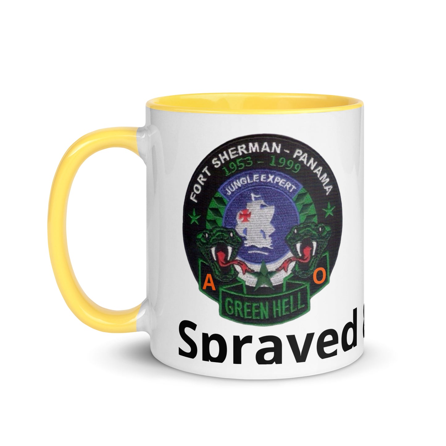 Green Hell Jungle Expert coffee cup Sprayed and betrayed AO