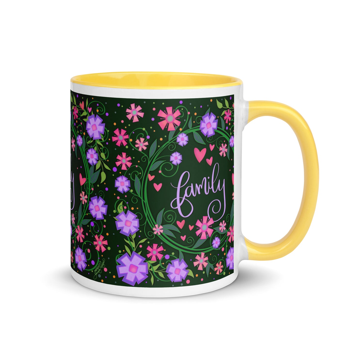 Mug with Color Inside - Family design