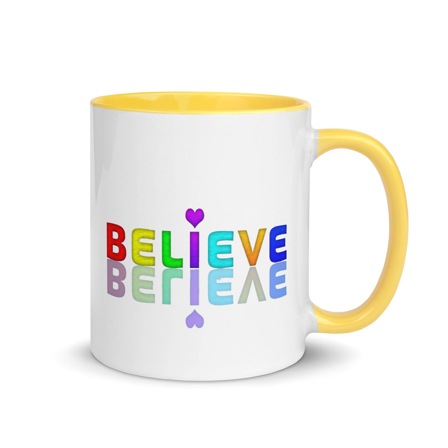 Mug with Color Inside - believe design