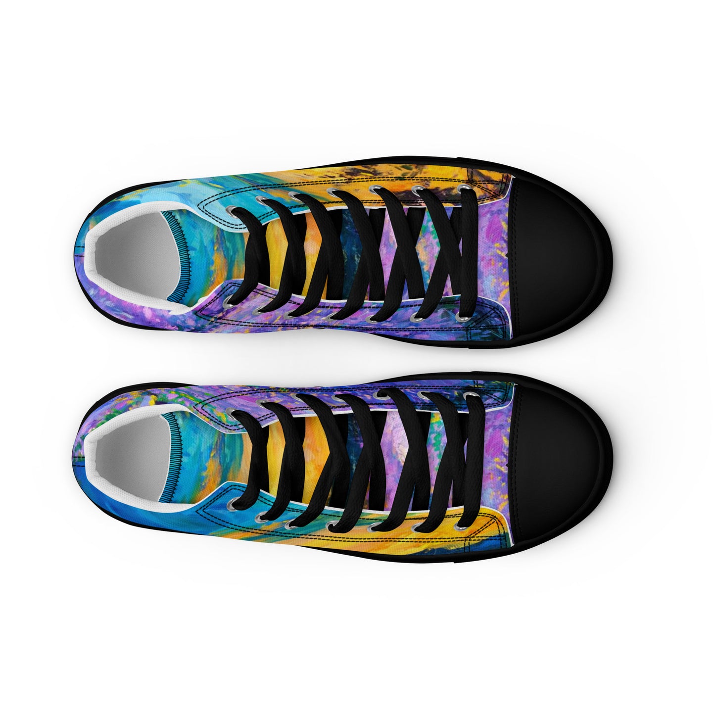 Women’s high top canvas shoes