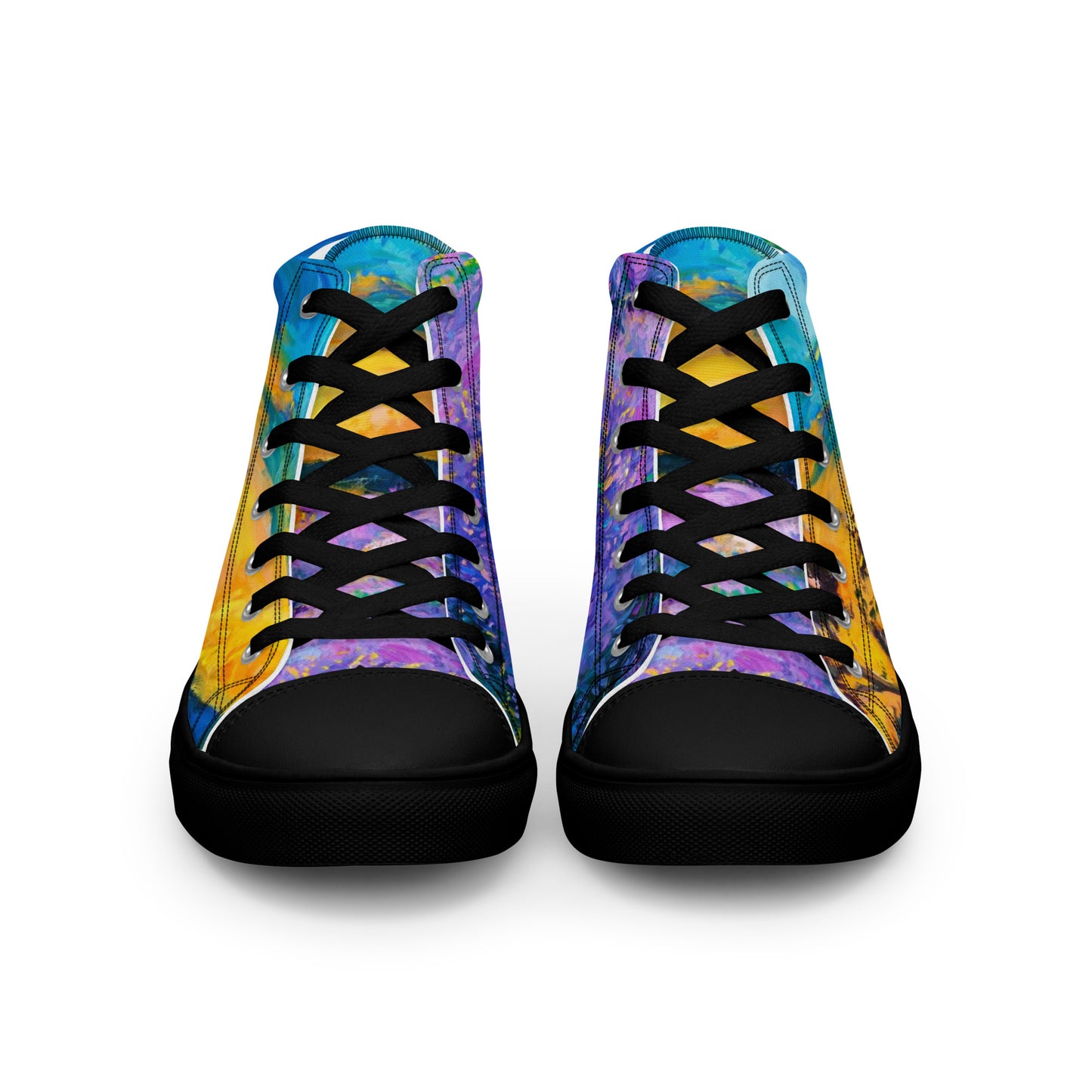 Women’s high top canvas shoes