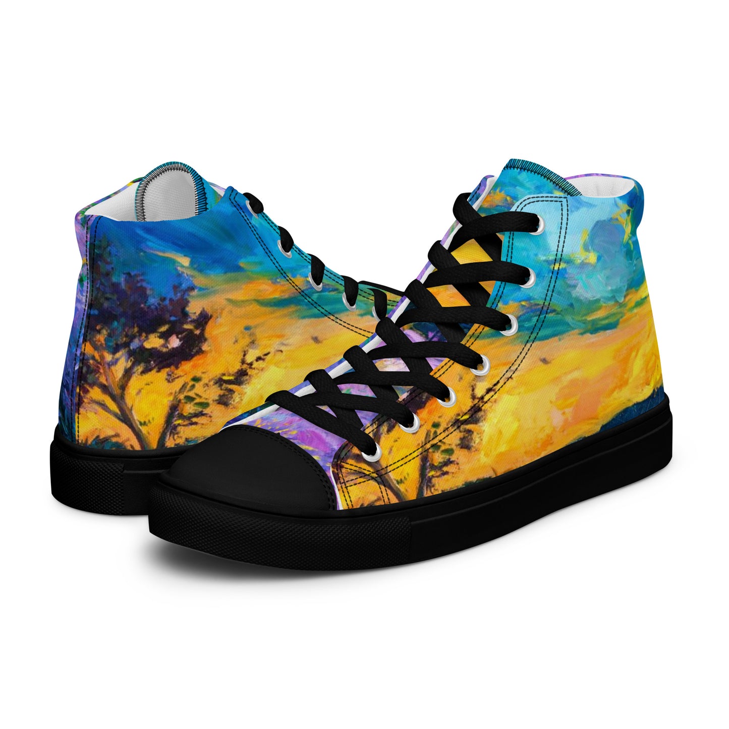 Women’s high top canvas shoes