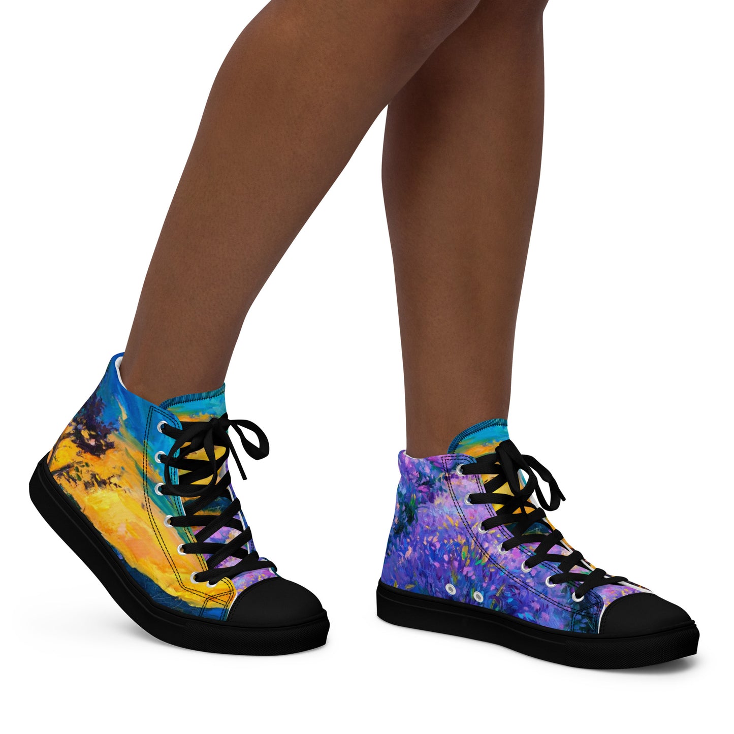 Women’s high top canvas shoes