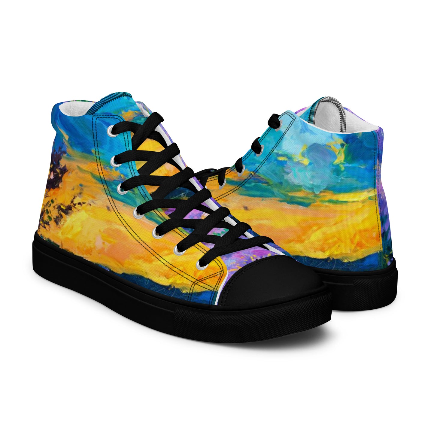 Women’s high top canvas shoes