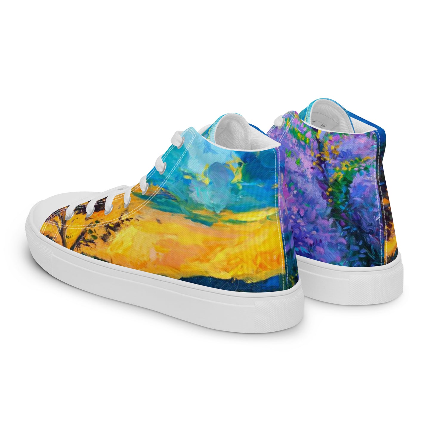 Women’s high top canvas shoes